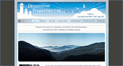 Desktop Screenshot of dreamtimepropertiesltd.com